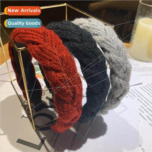 Korean Autumn winter hair bundles wool hair bands women knte