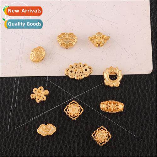 Color preservation sgold Chinese knot auspicious cloud back