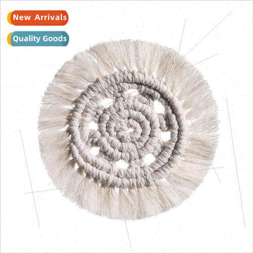 Artilady simple coaster ins handmade cotton thread weaving N