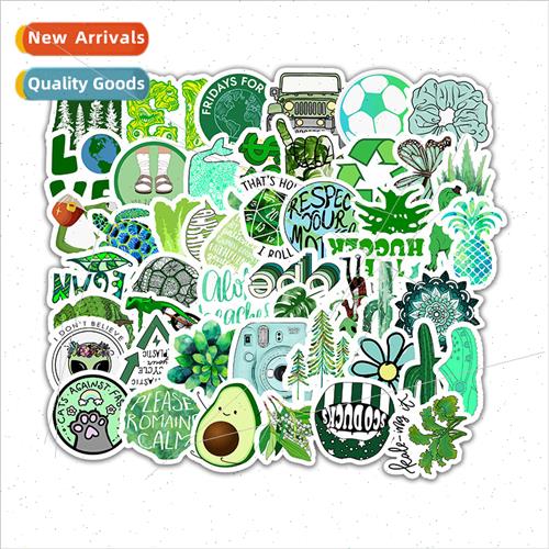 50 cartoon small fresh green cell phone computer water cup c