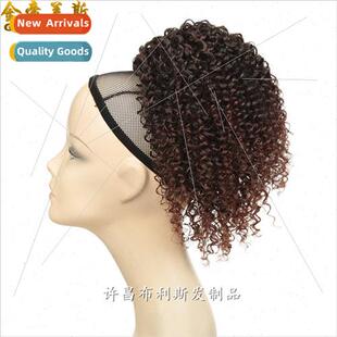 8inch kinky curl hair bag african wig women AFRO PUFF HAIR B