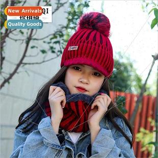 duck thick hats Korean hat tongue warm sets two women Winter