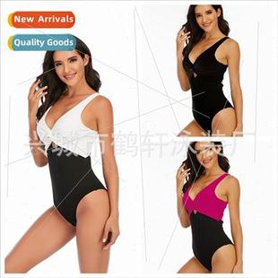 piece Fabric Swimsu Bikini Womens One Sexy Europe New