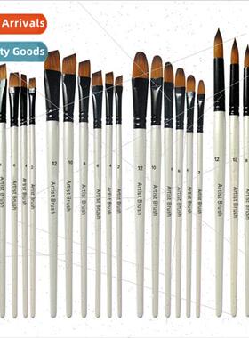 Preferred Pearl Whe Wooden Short Stick 6pcs Set Art Oil Pain