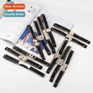 chain female belt stch dress buckle waist pearl New hundred