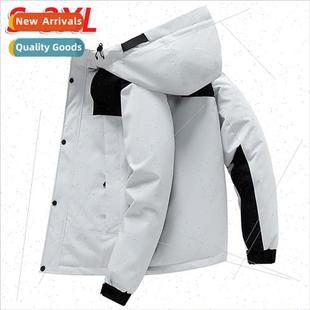 winter jac duck hooded thickened warm men jacket down whe