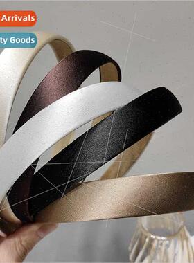 Hair band French fine edge texture chic simple hairpin solid