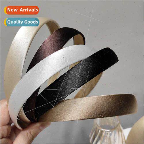 Hair band French fine edge texture chic simple hairpin solid