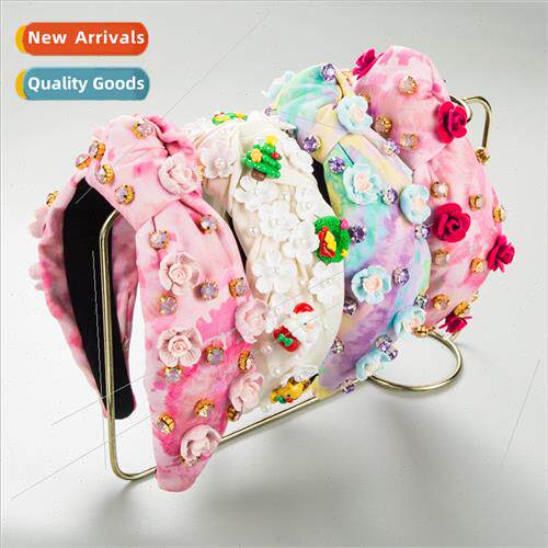 Hair Bands Christmas Elk Snowman Headband Valentine Day Wide