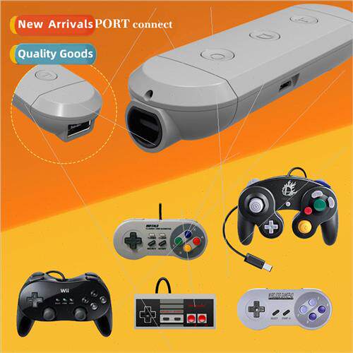 GC wireless joystick converter compatible swch/pc vibration