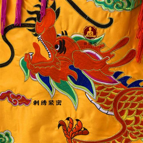 F光普照神帐神像挡帘布神龛挡帘布龙门龙帐神堂装饰背景墙布门帘