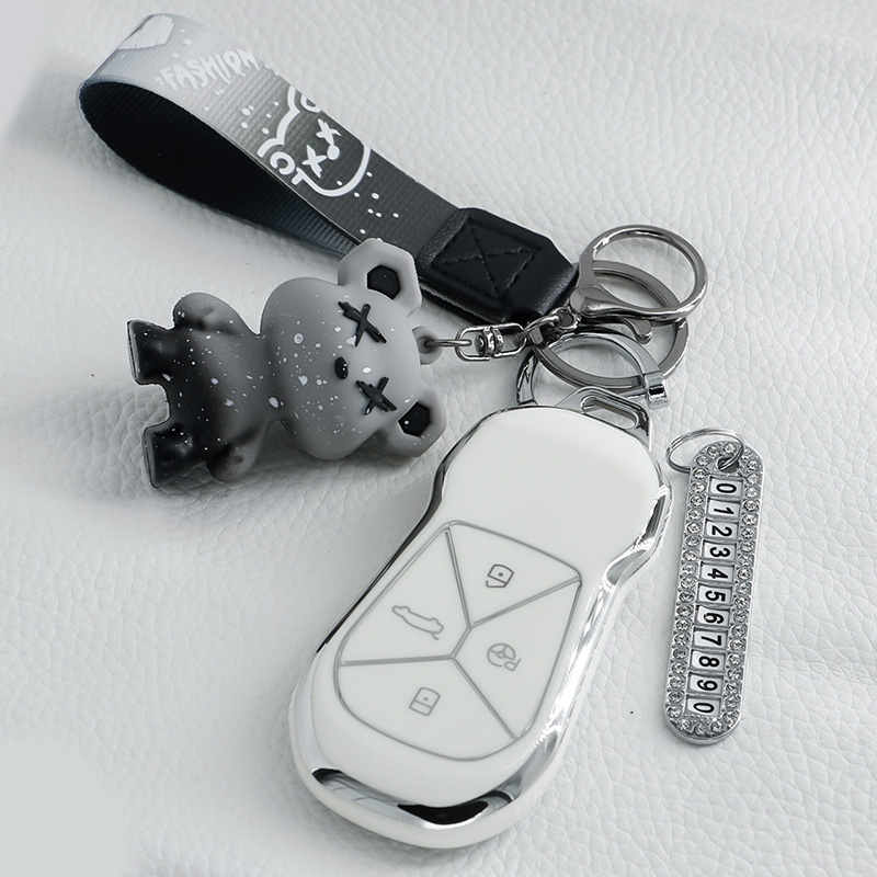 小鹏系列汽车钥匙套卡通扣