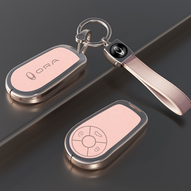 专用24款欧拉好猫gt钥匙套欧拉闪电猫/芭蕾猫高档金属壳白猫包扣,汽车用品/电子/清洗/改装,车用钥匙包,淘宝优惠券,粉丝福利购,淘宝优惠卷