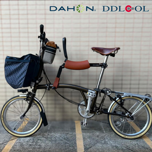 DDL自行车儿童座椅前置DAHON大行小布折叠车适用快拆宝宝安全座椅