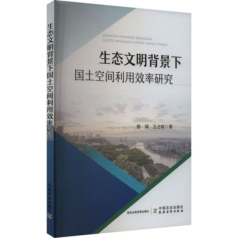 正版 生态文明背景下国土空间利用效率研究 杨斌,王岐 国农业出版社 9787109318342 Y库