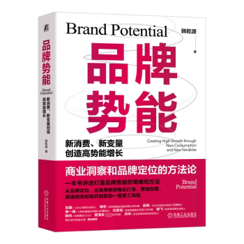 正版 品牌势能:新消费、新变量创造高势能增长:creating high growth through new consumption and new variables 韩乾源著