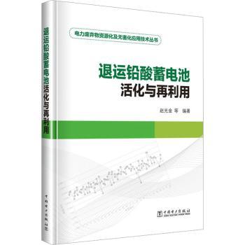 正版 退运铅酸蓄电池活化与再利用 赵光金[等]编著 中国电力出版社 9787519871840 R库