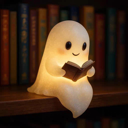 Halloween ghost night light decoration幽灵阅读万圣节幽灵夜灯