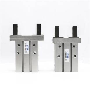 10D 气动手指气缸平行气爪MHZL2 40D 16D S夹具D2 MHZ2