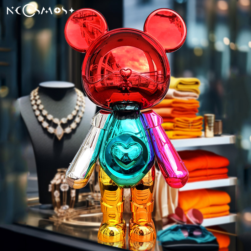 星际熊电镀系列潮玩手办轻奢摆件