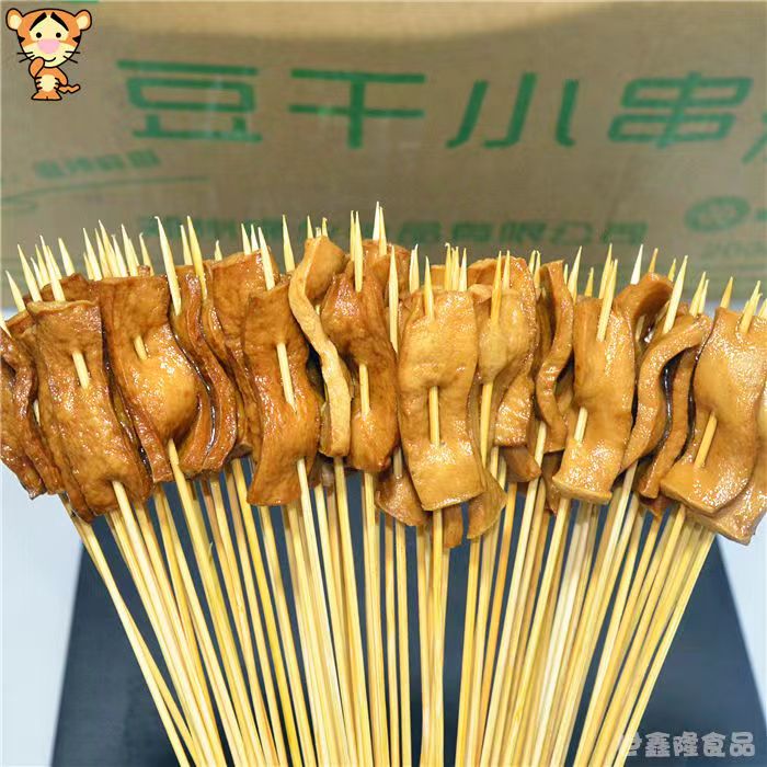 豆干小串烧烤串200支铁板豆腐豆干手把串香干火锅串涮串食材包邮