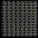 Металлическая плетеная стеклянная штора из нержавеющей стали, 2023