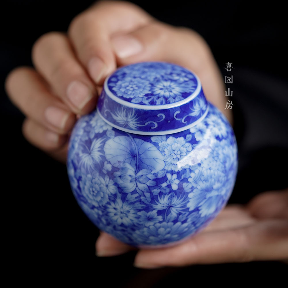画堂春万花小茶仓景德镇瓷器功夫茶器复古