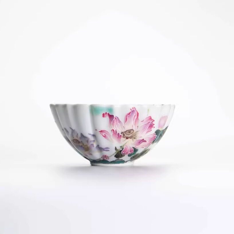 溢珍堂梦幻荷花花瓣杯