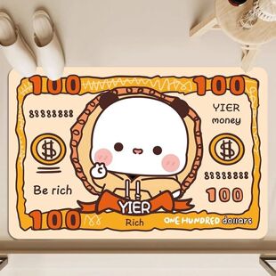 可爱硅藻泥地垫卫生间门口一二布布浴室吸水速干脚垫厕所防滑地毯