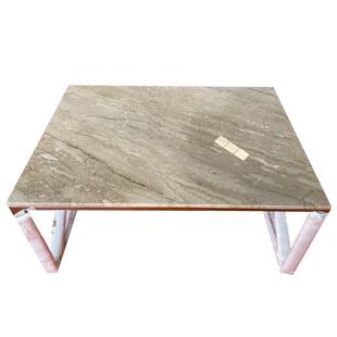 天然大理石帝诺米黄方形餐桌餐桌台面家具定制茶几边几饭桌石材