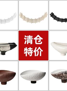 清仓侘寂风抽象艺术果盘样板间售楼处客厅收纳托盘摆件软装饰品