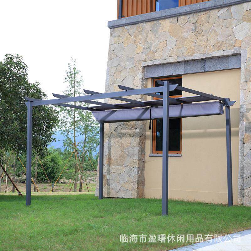 户外凉亭葡萄架铝合金花园庭院爬藤铝材遮阳棚室外帐篷防雨田园