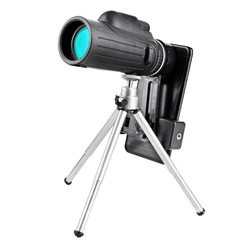 跨境10X42高清高倍单筒望远镜头 手机拍照演唱会观景望远镜头