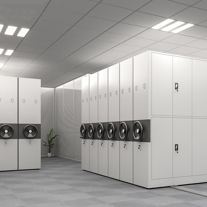 档案室密集架手摇移动档案柜电动智能档案架轨道密集柜财务凭证