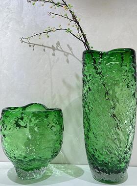 简约现代凹凸不规则琉璃花瓶客厅居家桌面博古架民宿酒店装饰摆件