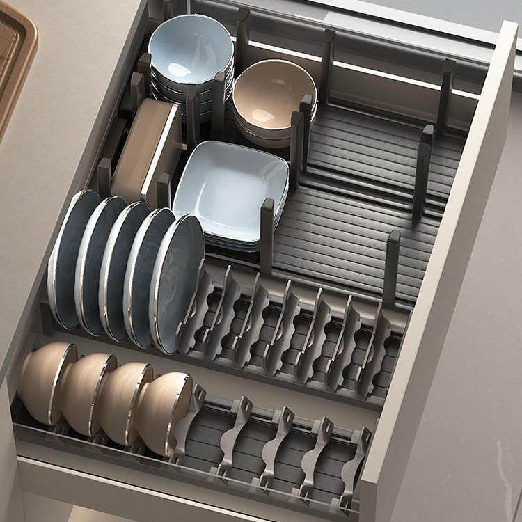 厨房橱柜收纳分隔柜内内置碟子盘子碗盘抽屉碗碟收纳架堆碗架碗架,厨房/烹饪用具,抹布架/厨房清洁收纳架,淘宝优惠券,粉丝福利购,淘宝优惠卷