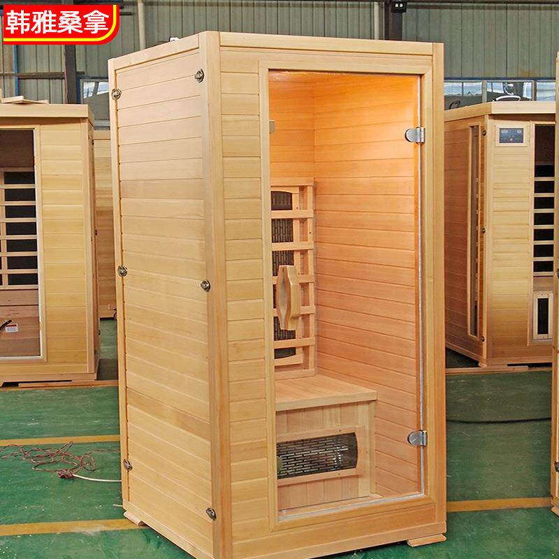 光波房家用单人远红外线理疗实木多功能石墨烯碳晶商用汗蒸房排汗