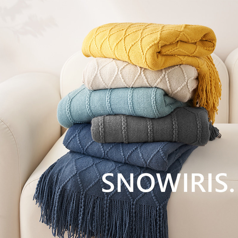 沙发毯纯色盖毯休闲毯办公室午睡针织线披肩网红毛毯床尾巾ins风,床上用品,休闲毯/毛毯/绒毯,淘宝优惠券,粉丝福利购,淘宝优惠卷