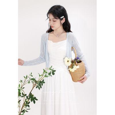 吊带连衣裙夏季两件套小个子