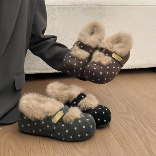 内增高厚底加绒防滑雪地靴女款
