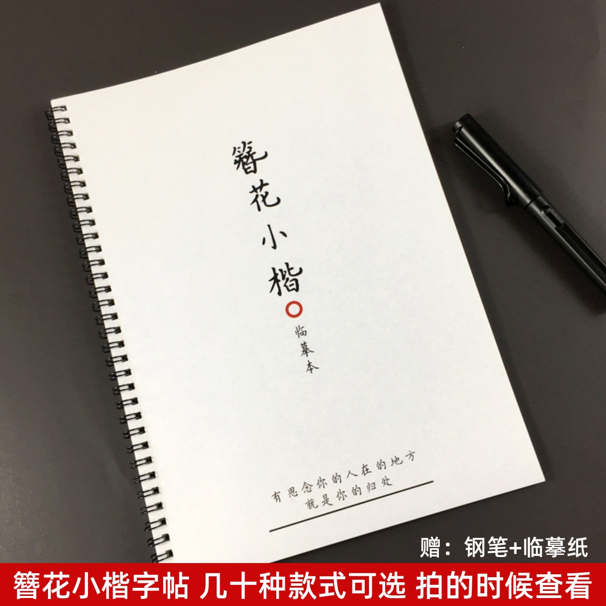 簪花小楷硬笔临摹初高中生古诗文央视文案名人名言励志语录练字帖