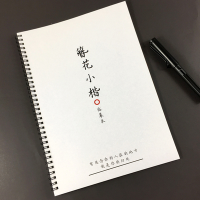 簪花小楷硬笔临摹初高中生古诗文人民日报名人名言励志语录练字帖