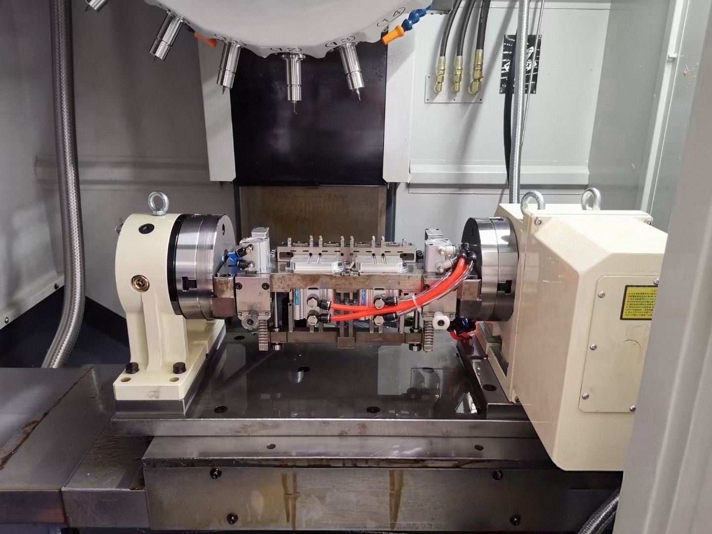 古田170四轴转台cnc加工中心第四轴数控转台分度头分度盘旋转台