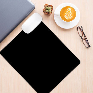 小尺寸黑色鼠标垫防滑工作台面垫子电脑配件便携鼠标垫子礼品批发