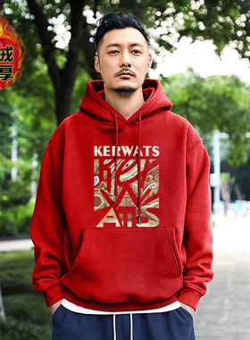 香港潮牌港风秋冬余文乐440克重磅卫衣男宽松大码加绒加厚情侣款