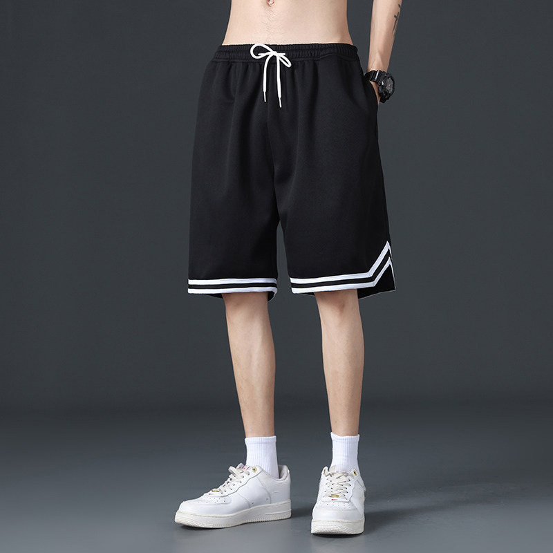 短裤男款夏季美式运动篮球裤冰丝速干五分裤男生宽松休闲男士裤衩