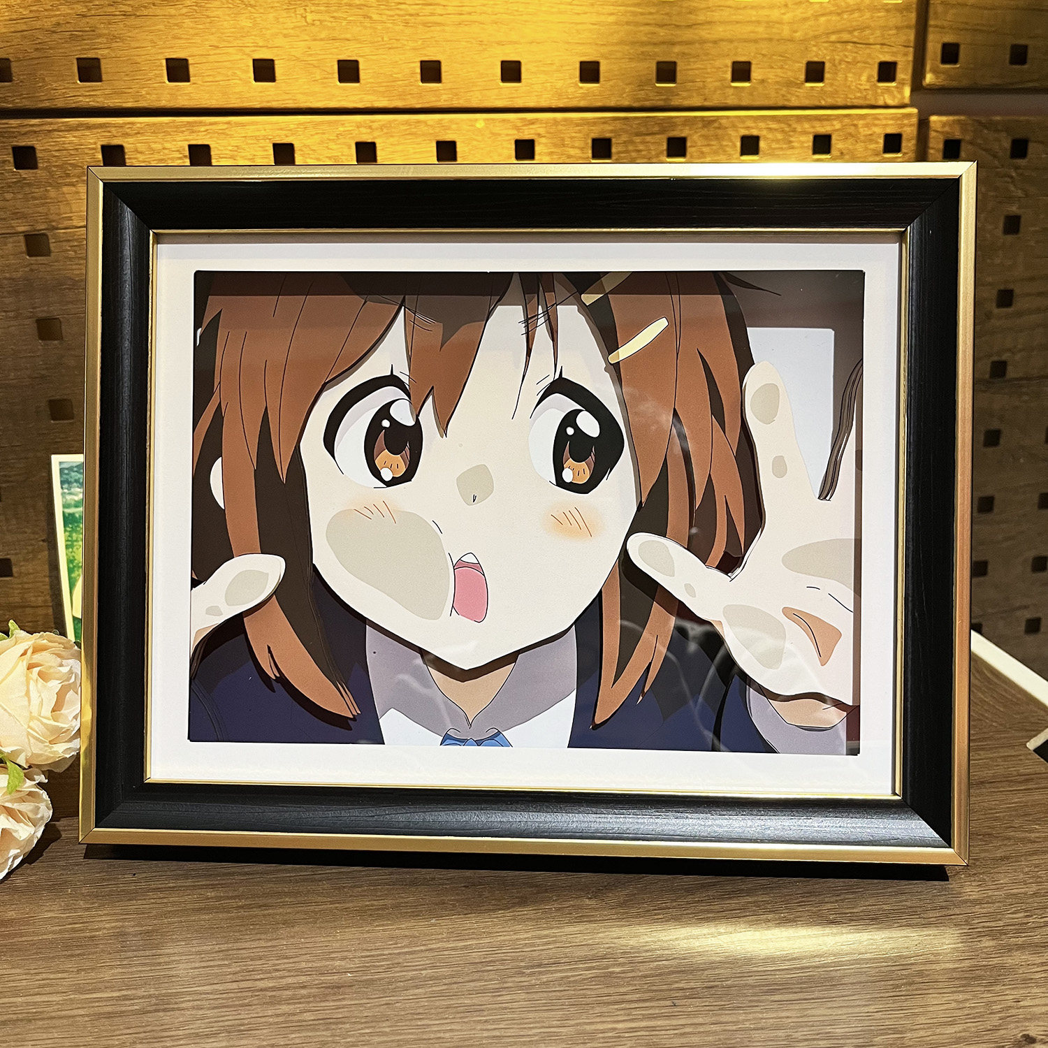 轻音少女平泽唯装饰画立体画挂画
