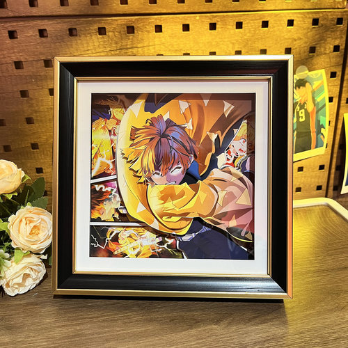 鬼灭之刃立体画3D挂画装饰画壁画
