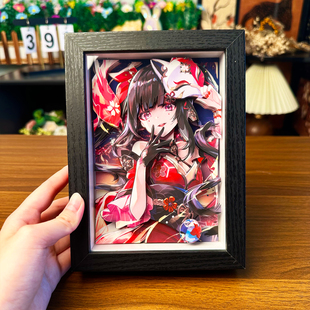 星穹铁道花火动漫3D灯光立体画周边手办卧室桌摆装饰壁画礼物挂画