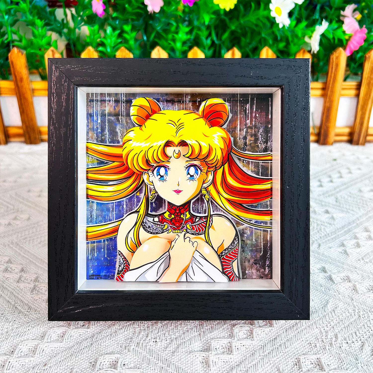 美少女战士3D动漫灯光立体画
